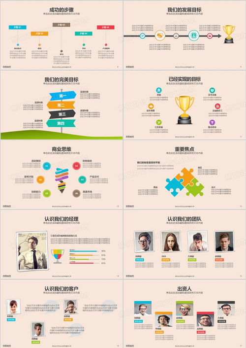 《2024年商业蓝图 卡通风格商业计划书与熊猫办公文化经纪服务整合营销方案》